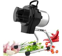 DowPie Coupe-légumes électrique Professionnel, râpe à oignons Verts 110 W avec 6000 TR/Min et épaisseur réglable de 1 à 5 mm pour Une Utilisation Domestique et Professionnelle FC-110SC