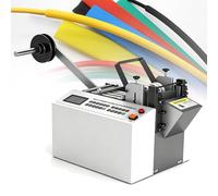 DowPie Coupe-Tubes Automatique thermorétractable, Commande par Micro-Ordinateur CNC, précision de 0,1 mm, Coupe simultanément 3 Bandes pour Films PVC et Feuilles Plastiques. 220v