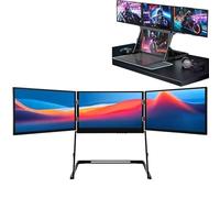 DowPie Extension d'écran pour Ordinateur Portable, Triple écran Pliable 15,6" Full HD 1080p IPS, HDMI/USB-C Plug & Play, Compatible Windows, Mac, Linux et Android.