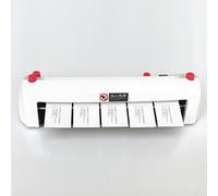 DowPie Machine à Relier électrique Automatique pour Cartes de Visite, 9 Lames, Coupe Rapide à 50 TR/Min, épaisseur de Papier réglable de 120 à 300 g, Marge de 1 à 18 mm.