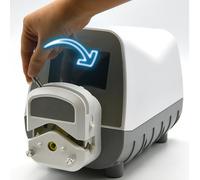 DowPie Pompe doseuse péristaltique à 3 rotors avec Commande par Moteur Pas à Pas, Petit écran LCD, Pompe à Vitesse Variable Intelligente pour Applications en Laboratoire et procédés Chimiques