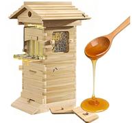 DowPie Ruches avec système Automatique de récolte du Nectar, kit de démarrage de Ruche en Bois ciré, simplifie l'extraction du Miel pour Les projets de pollinisation de Jardin.