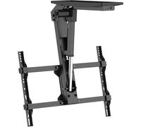 DowPie Support Mural motorisé pour téléviseur au Plafond avec télécommande, Support Rabattable électrique pour écrans Plats et incurvés de 32 à 55/50 à 90 Pouces, jusqu'à 45/80 kg PM-DT680