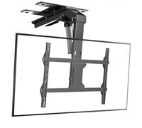 DowPie Support Mural motorisé pour téléviseur au Plafond, Compatible avec Les téléviseurs de 32 à 55 pouces/50 à 90 Pouces, Support Rabattable, supporte Les téléviseurs jusqu'à 45/80 kg. PM-DT500