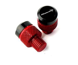 DowraP Bouchons de Trou de Miroir en Aluminium CNC, Accessoires de Moto adaptés for CB750 CB 750 Hornet 2023 M10 * 1.25, couvercles de boulons de vis (Color : Red-Hornet)