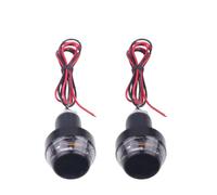 DowraP Clignotant de poignée de Moto for Guidon de 22mm, LED Ambre for Moto, Clignotant Jaune, Barre de poignée, Clignotant, Lampe de marqueur
