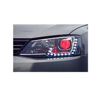 Doxa Car Styling Compatible Pour VW J/etta MK6 Phares 2011-2015 Phare DRL Bi Xénon Lentille Feux de croisement et de route Feu antibrouillard de stationnement(5000K)