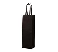 Doxicey Lot de 6 sacs à vin non tissés avec poignées, pochette fourre-tout pour bouteille de vin rouge pour voyage et fête, Blacksingle, Taille unique, Style unique