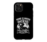 Doxie Dog Built Low Runs The Show Teckel Wiener Coque pour iPhone 11 Pro