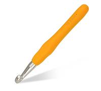 Doxiru Aiguilles à tricoter multicolores de 10 mm en aluminium de qualité supérieure avec poignée douce pour l'artisanat du fil, convient aux débutants pour apprendre les pulls tricotés à la main