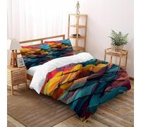 DOXLITVT Pégase coloré Housse De Couette 3 Pièces Thèmes Gothiques Imprimé De Couvre-Lit Microfibre pour Chambre À Coucher Doux Et Confortable avec 2 Taie d'oreiller Super King（260x220cm）