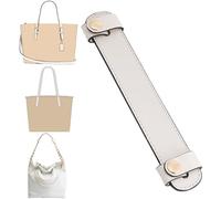 Doxo Bandoulière en cuir amélioré pour sacs à main, convient pour les sacs fourre-tout Lv Neverfull PM MM GM ou C.oach City 30 33 et plus encore, beige, 19 x 3 cm