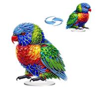 DoxQcs Ornements de bureau à pois à faire soi-même pour adultes, motif animal, peinture diamant, décoration d'intérieur pour la maison et le bureau (motif double face, diamant unilatéral) #20