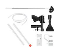 doyandader Aspirateur à gravier pour aquarium | Kit de changement d'eau manuel | Kit de changement d'eau avec bouton d'air comprimé pour l'entretien de l'étang, récif, tortue et