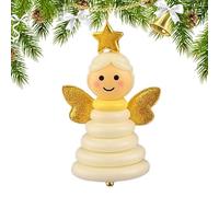 doyandader Boutons de Noël pour travaux manuels, kit de décoration de Noël, faites vos propres décorations de bonhomme de neige/Père Noël/ange/arbre, arbre de vacances à suspendre pour activité