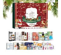 doyandader Calendrier de l'Avent pour les soins de la peau, 24 jours de Noël pour femme 2025, calendrier quotidien de compte à rebours pour les vacances, la Saint-Valentin, un anniversaire, une fille