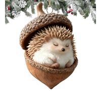 doyandader Décorations de Noël | Pendentif de Noël animal 2D, décorations à suspendre en acrylique pour arbres de Noël, pour le lieu de travail, le salon, la cuisine, l'entrée et l'appartement