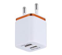 doyandader Double bloc de charge USB, double chargeur de téléphone - Adaptateur de chargeur mural USB - Double bloc de charge - Chargeur mural pour téléphone portable, portable et sûr pour téléphone