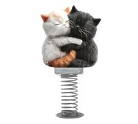 doyandader Figurines de tableau de bord pour voiture, forme de chat 2D en acrylique, décoration intérieure, console centrale, jouet - Pour conducteurs, collectionneurs, berlines, camions, trajets