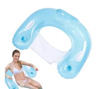 doyandader Flotteur De Plage Piscine - Chaise Flottante,Sofa Gonflable avec 2 Poignées et Porte-Gobelet - pour Adultes Piscine Lac Rivière Baignade Plage