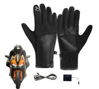doyandader Gants chauffants rechargeables | Polaire Anti-dérapant Coupe-vent Écran Tactile | Gants de Cyclisme Chauffants Électriques USB | Pour Ski Snowboard Sports Neige Cyclisme Cyclisme Pêche
