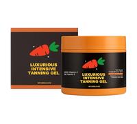 Doyandader Gel bronzant carotène, crème de carotène, accélérateur de bronzage, gel bronzant carotte, gel bronzant, huile de bronzage pour lits de soleil et soleil extérieur, 100 ml