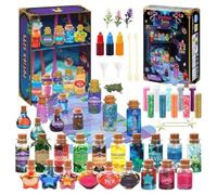 doyandader Kit Potion de Fée - Kit de Création de Potions pour Les Activités d'Extérieur | Set de Fournitures d'art Créatif avec Bouteilles Idéal pour Garçons Familles Activités de Fête de Noël et