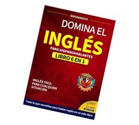 doyandader Livres Anglais pour Débutants,Guide De Vocabulaire Anglais 6 en 1 pour Débutants | Méthode Bilingue Voyage Affaires Études Étranger Étudiants Lecture École