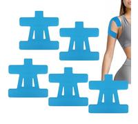 doyandader Lot de 5 bandes de kinésiologie pour les épaules, imperméables, pré-découpées, avec une résistance parfaite à l'eau, bandes d'épaule, pour le badminton et l'haltérophilie