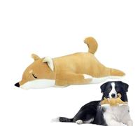 doyandader Peluche couineur pour chiot - Figurine animale douce comme anneau de dentition - Compagnon d'ennui pour appartement, balcon, petites et grandes races