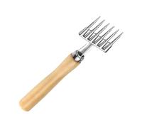 doyandader Piolet avec manche en bois | Burin à glace en d'aluminium - Broyeur robuste pour bar, cuisine, camping, congélateur, maison, pêche en plein air