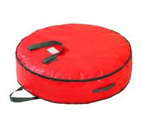 doyandader Rangement pour Couronnes de Noël, Grand Sac de Stockage pour Couronne de Noël, Pochette Organisatrice Étanche à Fermeture Éclair pour Thanksgiving, Déménagement,