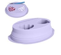 doyandader Soak Off Bowl, bol en silicone pour dissolvant, bac de trempage pliable réutilisable pour le retrait et l'entretien des mains