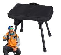 doyandader Tabouret de camping, siège extérieur avec une capacité de charge maximale de 80 kg | Tabouret de camping pliable | Pour randonnées, voyages, pique-nique, extérieur, jardin, arrière-cour et