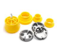 doyandader Taraud de tuyau | Kit d'outils pour couper et fabriquer des filetages de tuyaux - Kit de filetage rond en métal, pour travaux de plomberie, entretien, industrie, commerce, maison, bricolage