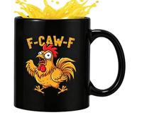 doyandader Tasse à café poulet, tasse en céramique 325 ml pour café chaud | Tasse à eau amusante et originale - Pour étude, salon, enseignant, écolier, bureau, restaurant, hôtel, collectionneur, fête