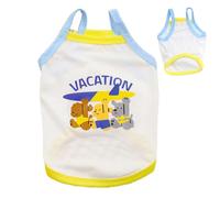 doyandader Vêtements mignons pour chiens de petite taille - Chemise douce et rafraîchissante pour chat - Pour l'entraînement à un anniversaire, pour les voyages et la plage