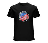 DOYEFZQC Manfred Mann’S Earth Band Logo T Shirt 10Cc The Alan Parsons Project Saga Black 3XL