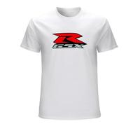 DOYEFZQC Men's Gsxr Regular Fit T Shirt White XL