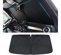 DOYEK Voiture Pare-Soleil Avant pour Mi-ni Cooper Countryman F60 SUV 2017-2022, Automobile Pare-Brise Pliable Couverture Anti-UV Réfléchissant Protection Solaire Accessoires,B/Black