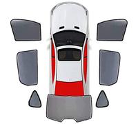 DOYEK Voiture Vitres LatéRales Pare-Soleil pour Buick GL8 28T 2017-2019, Bloquer Les Rayons UV Auto FenêTre LatéRale ProtéGez Pare Soleil Accessoires,H/7 Wholecar