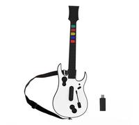 DOYO Guitar Hero PC/PS3 Guitare sans fil 5 touches Blanc