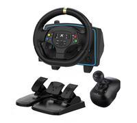 DOYO Racing Wheel, 1080° Gaming Steering Wheel with Pedals and Shifter, Vibration Feedback, Paddle Shifters, Race Steering Wheel for PC, Xbox One, PS4, Xbox Series X/S, PS3, Switch