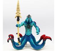 Doyomtoy Figurine Mutant Pieuvre, Figurines d'animaux Marins, Jouet Fantastique pour Enfants, Créature Solide Colorée, pour Cadeau d'anniversaire pour Enfants