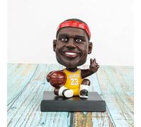 Doyomtoy Figurines de Basket-Ball, Stars du Basket-Ball NBA, Kobe, Curry, James, Durant, Harden, Iverson, décoration de Voiture, décoration de Chambre.