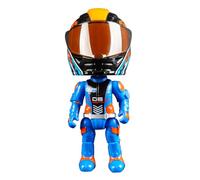 Doyomtoy Figurines de Motards, Casques de Moto en Alliage, Jouets de Course transformants, Cadeaux, décorations…