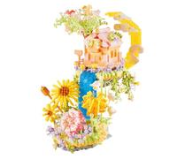 Doyomtoy Flower Cottage Jouets de Construction, décoration d'intérieur, Jouets d'artisanat, Adultes et Enfants, Cadeaux, décorations, Objets de Collection