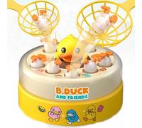 Doyomtoy Jouet Canard Jaune, Bouncing Jouet Canard Jaune, Jouets créatifs pour Enfants, Anniversaire, Cadeaux de Vacances