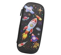 Doyomtoy Trousse à Crayons 3D Fusée de l'espace,Trousse à Crayons pour l'école Space Rocket Trousse à Crayons pour l'école,Convient aux Fournitures de Bureau des Enfants et des Adolescents