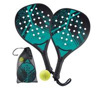 #DoYourSports Lot de 2 Raquettes de Padel légères avec Balle et Filet - Poignée antidérapante idéale pour l'entraînement et Les Loisirs
